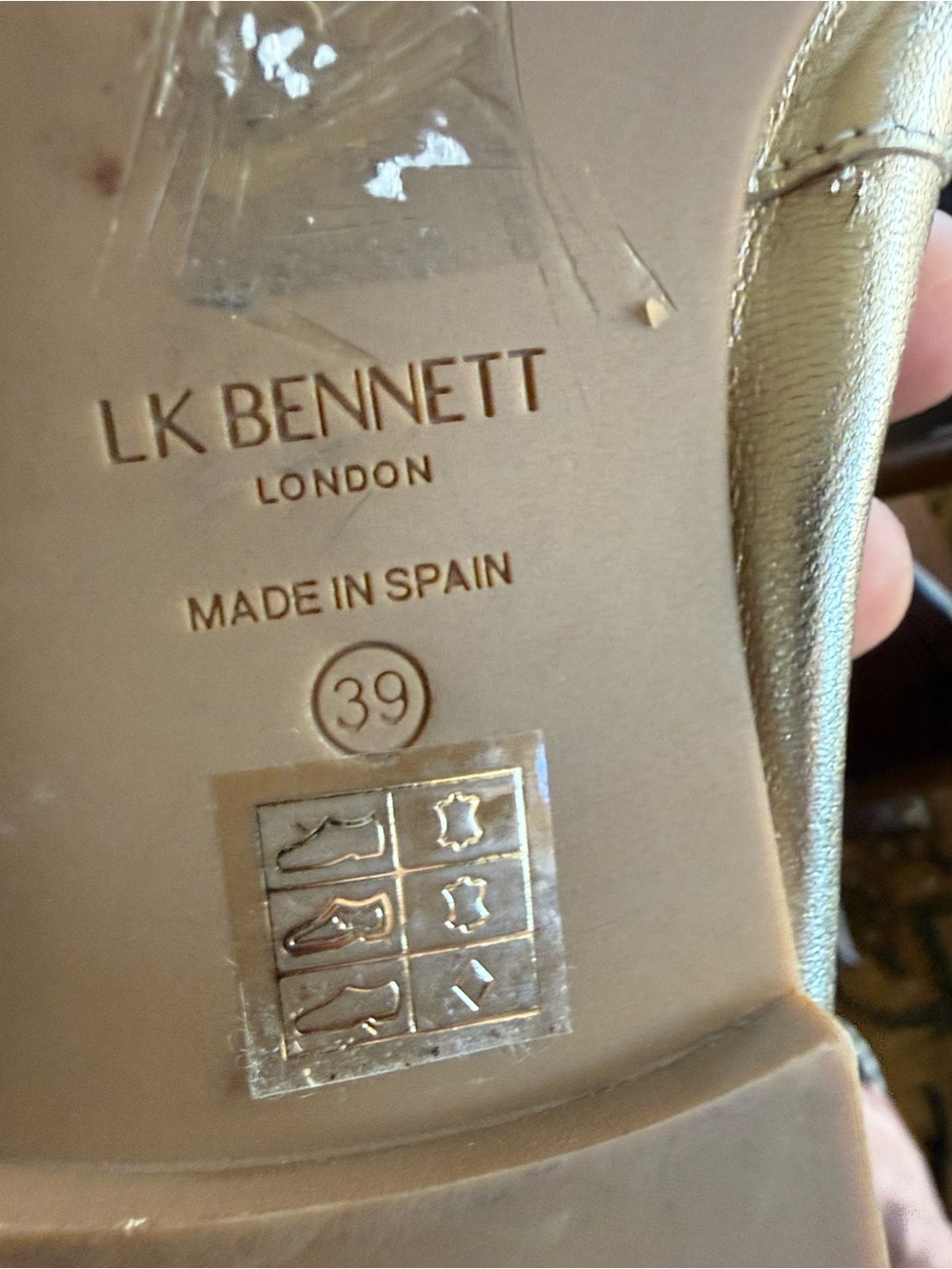 LK BENNETT LONDON TRILLY ballet flats euro 39 ladies, nine - Picture 10 of 16